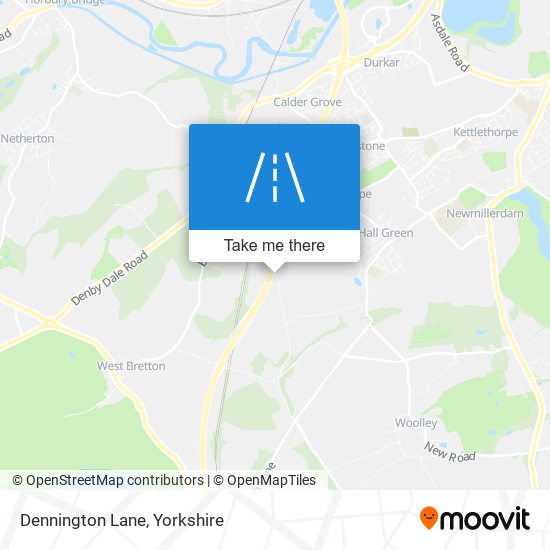 Dennington Lane map