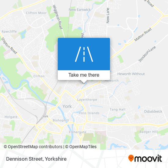 Dennison Street map