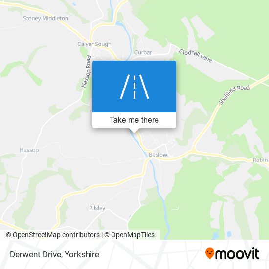 Derwent Drive map