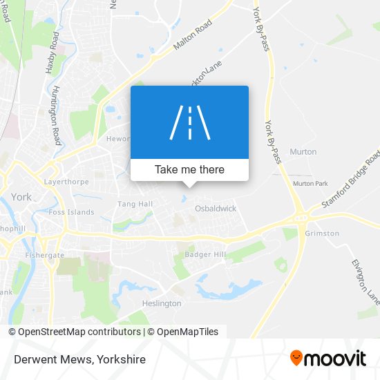Derwent Mews map
