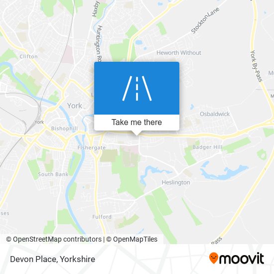 Devon Place map