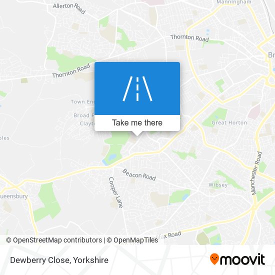 Dewberry Close map