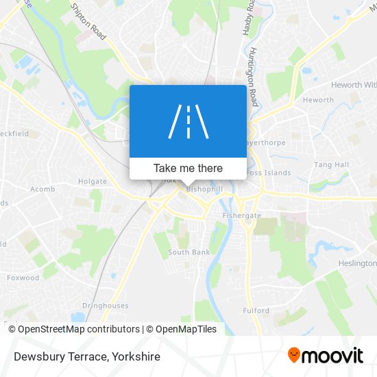 Dewsbury Terrace map