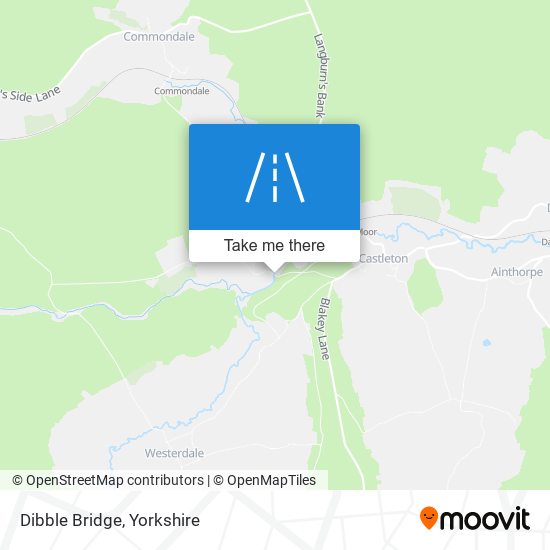 Dibble Bridge map