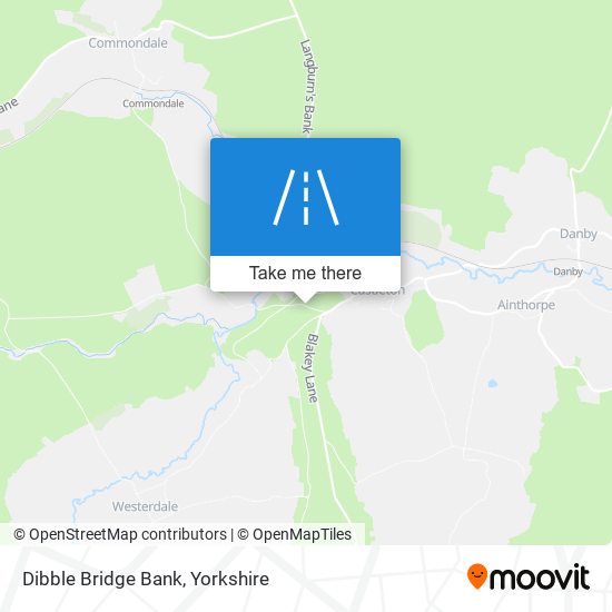 Dibble Bridge Bank map