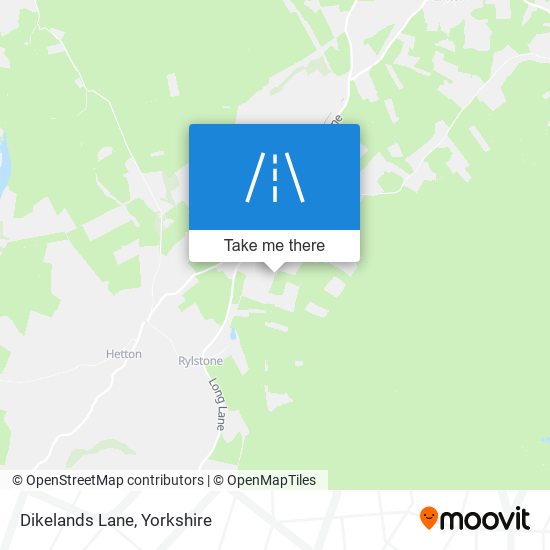 Dikelands Lane map