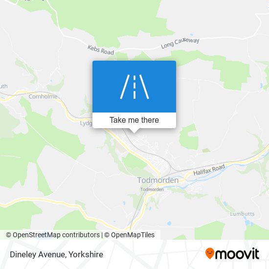 Dineley Avenue map