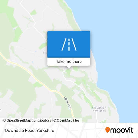 Downdale Road map