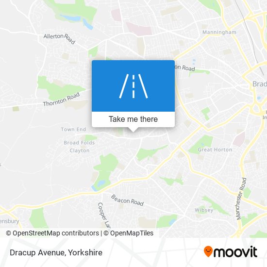 Dracup Avenue map