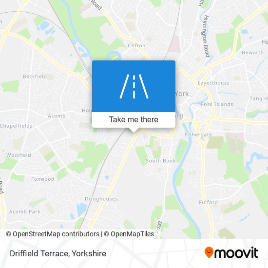 Driffield Terrace map