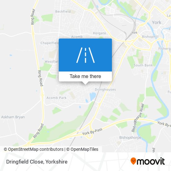 Dringfield Close map