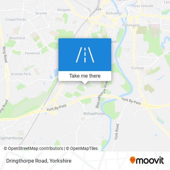 Dringthorpe Road map
