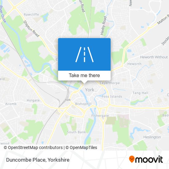 Duncombe Place map