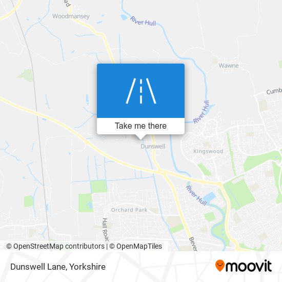 Dunswell Lane map