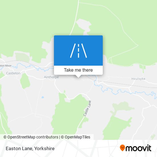 Easton Lane map