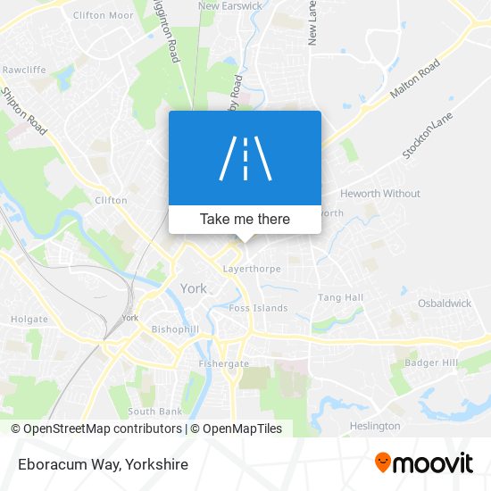 Eboracum Way map
