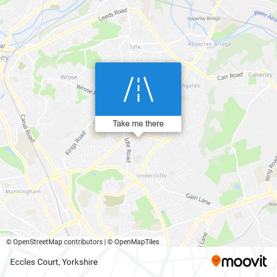 Eccles Court map