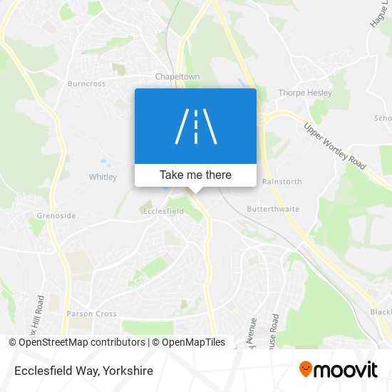 Ecclesfield Way map