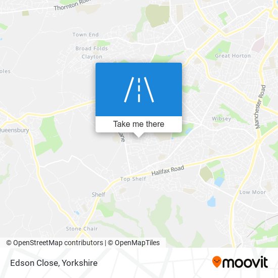Edson Close map