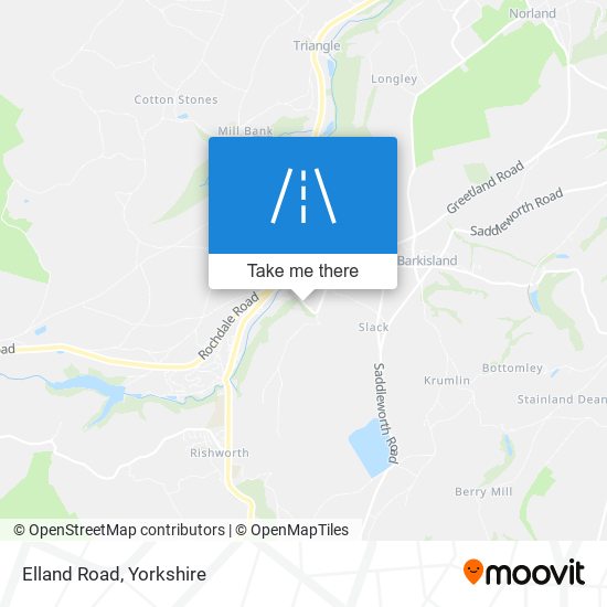 Elland Road map