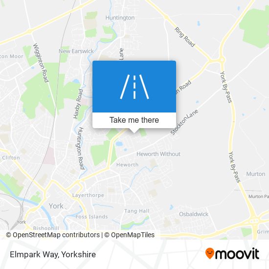 Elmpark Way map
