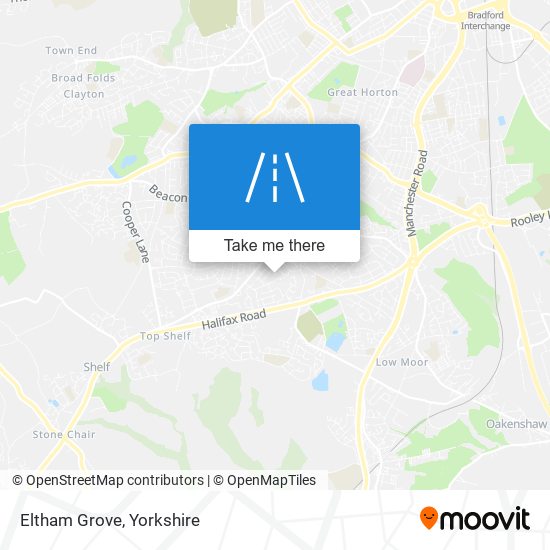 Eltham Grove map
