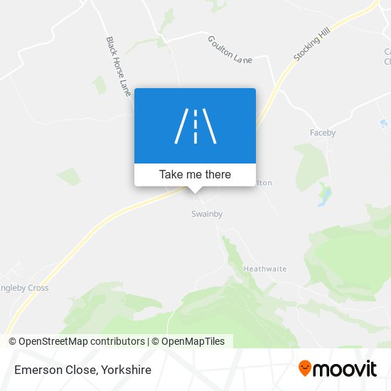 Emerson Close map