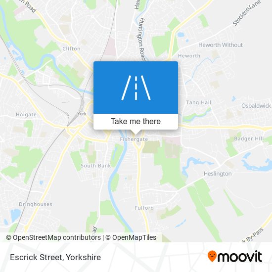 Escrick Street map