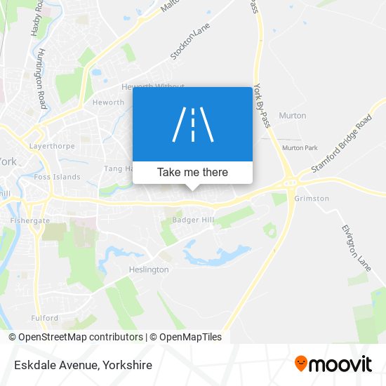 Eskdale Avenue map