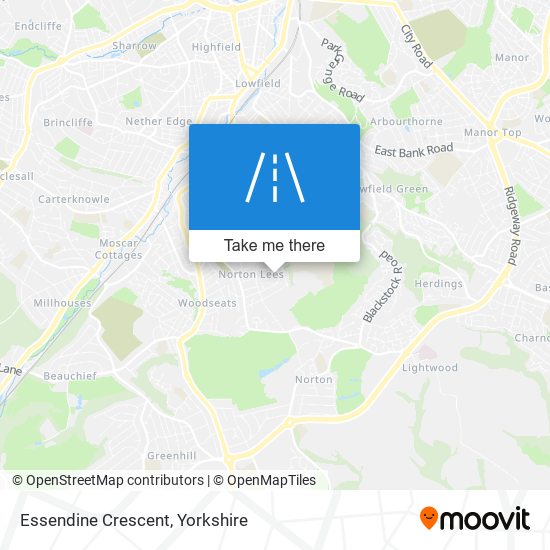 Essendine Crescent map