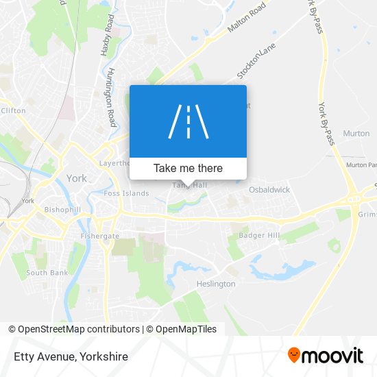 Etty Avenue map