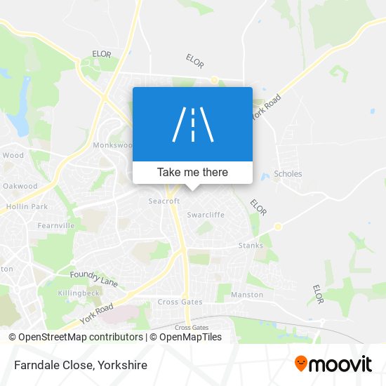 Farndale Close map