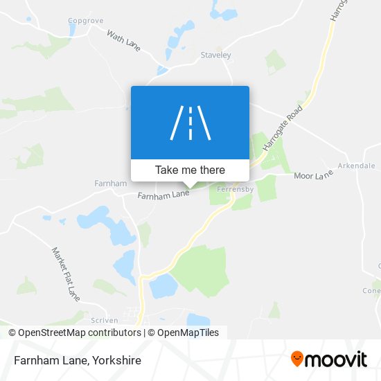 Farnham Lane map