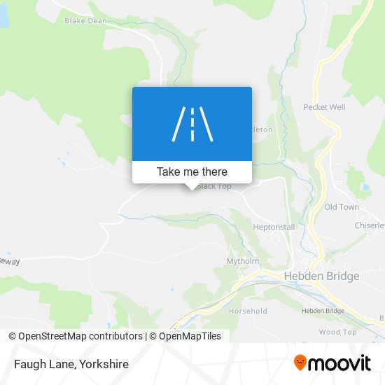 Faugh Lane map