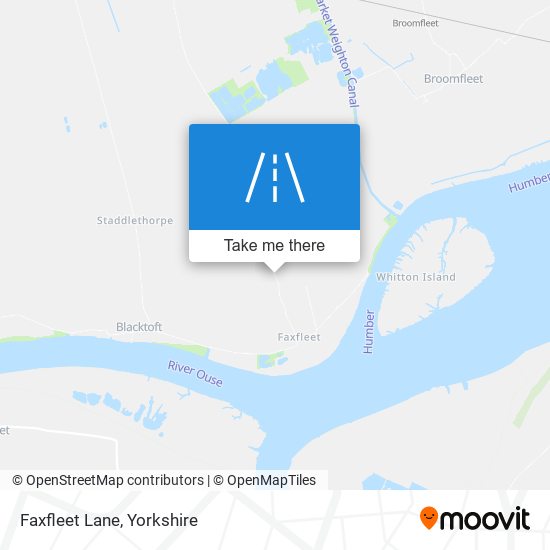 Faxfleet Lane map
