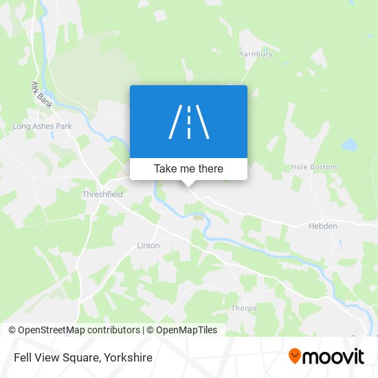 Fell View Square map