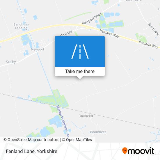 Fenland Lane map