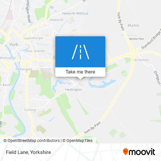 Field Lane map