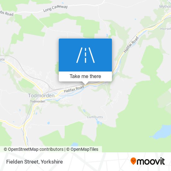 Fielden Street map