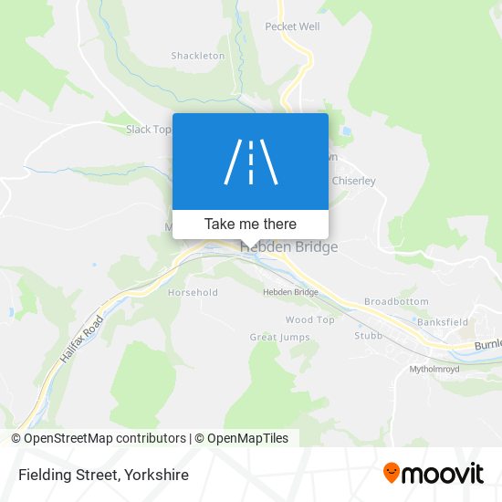 Fielding Street map
