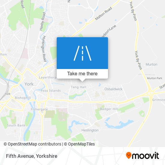 Fifth Avenue map