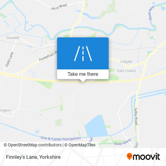 Finnley's Lane map