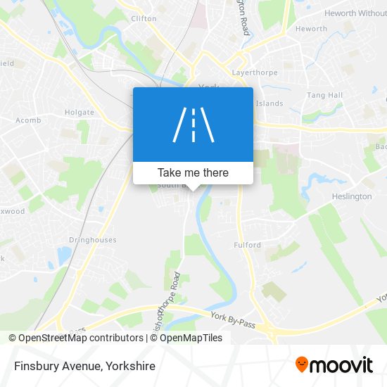 Finsbury Avenue map
