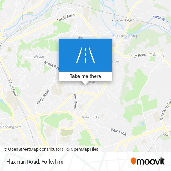 Flaxman Road map