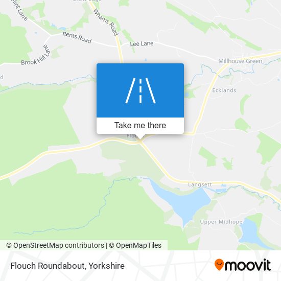 Flouch Roundabout map