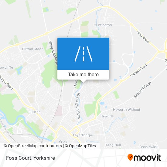 Foss Court map