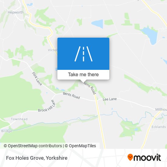 Fox Holes Grove map