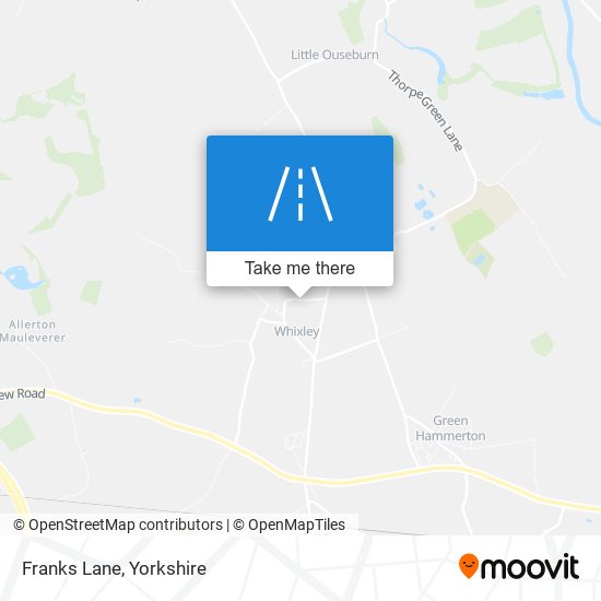 Franks Lane map