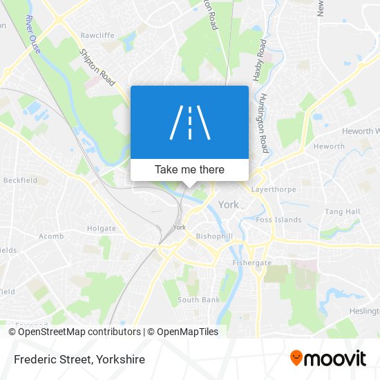 Frederic Street map