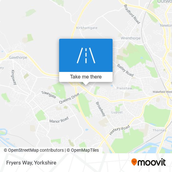 Fryers Way map